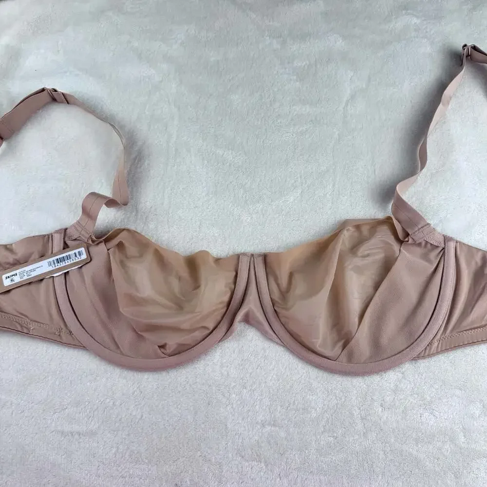 SKIMS No Show Molded Unlined Balconette Bra 36DD Clay - Picture 5 of 5